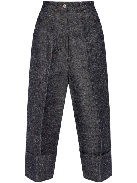 Givenchy pantalones capri palazzo
