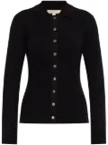 Michael Michael Kors ribbed-knit cardigan - Black