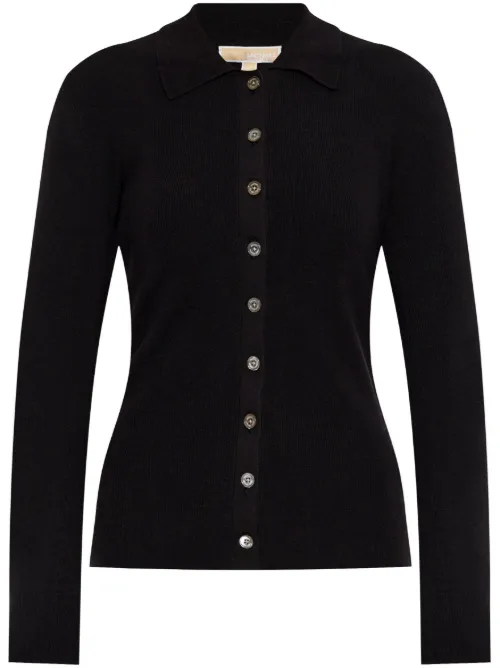 Cardigan en maille à design nervuré - Michael Michael Kors - Modalova