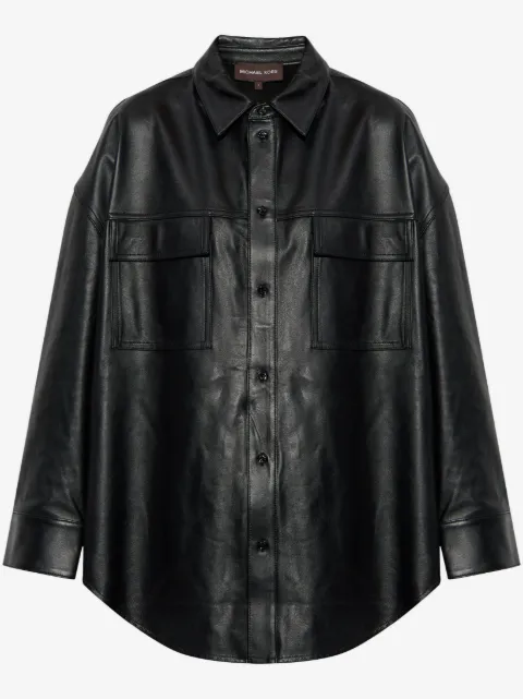 Michael Michael Kors Camisa de couro