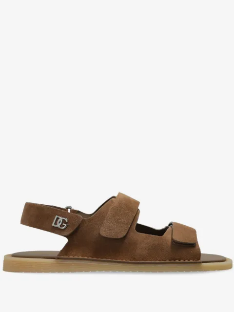 Dolce & Gabbana touch-strap leather sandals
