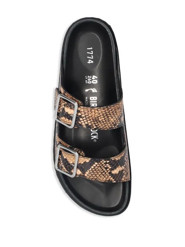 アラビアーナ Birkenstock 1774 Arizona Slides | Brown | FARFETCH