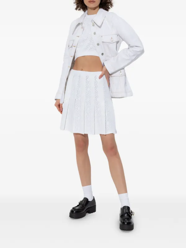 アウターその他 GIVENCHY Denim jacket White BW00QC5YB4 Givenchy Denim Jacket | White | FARFETCH