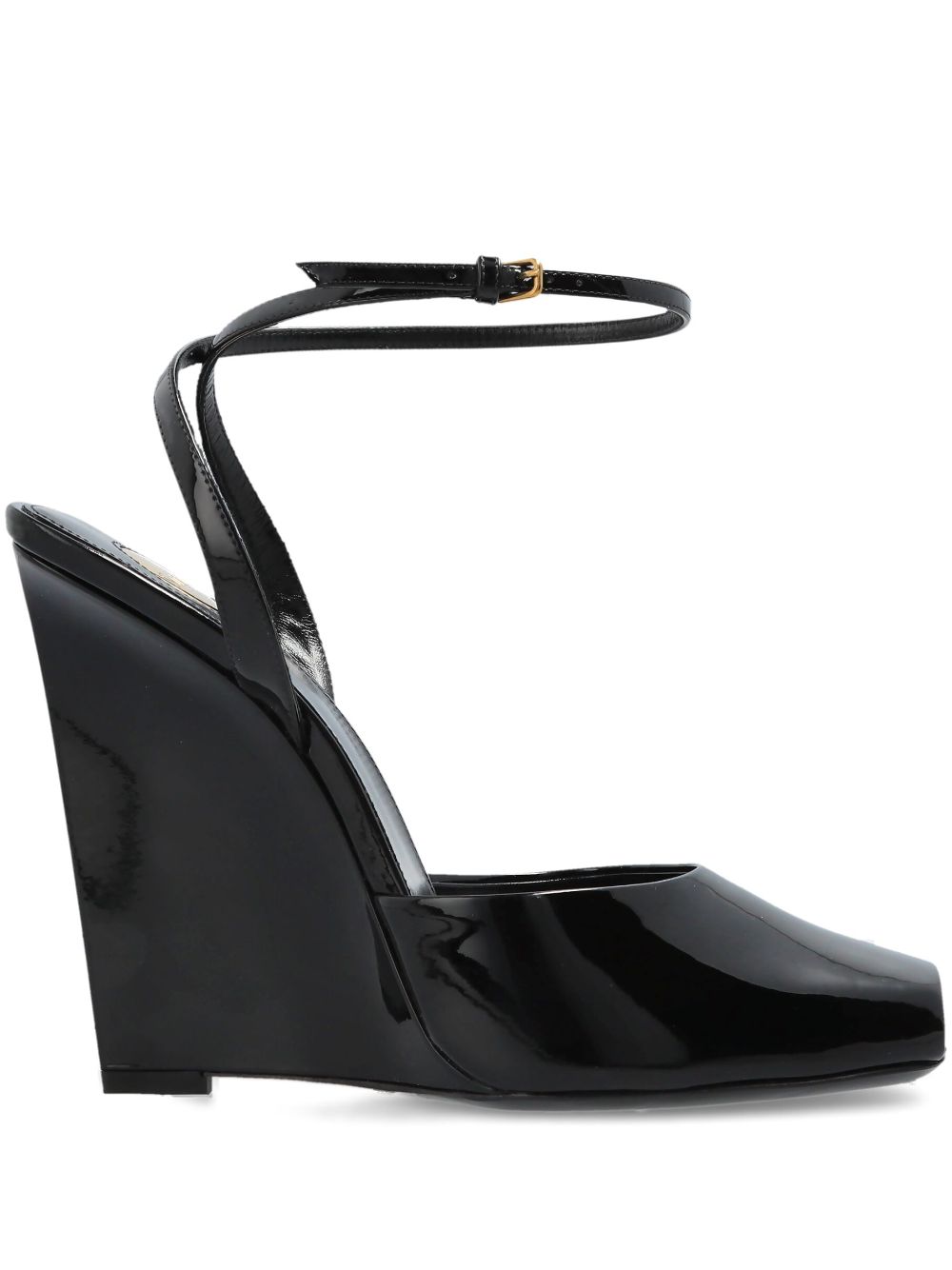 Saint Laurent 110mm La Scandale sandals Zwart