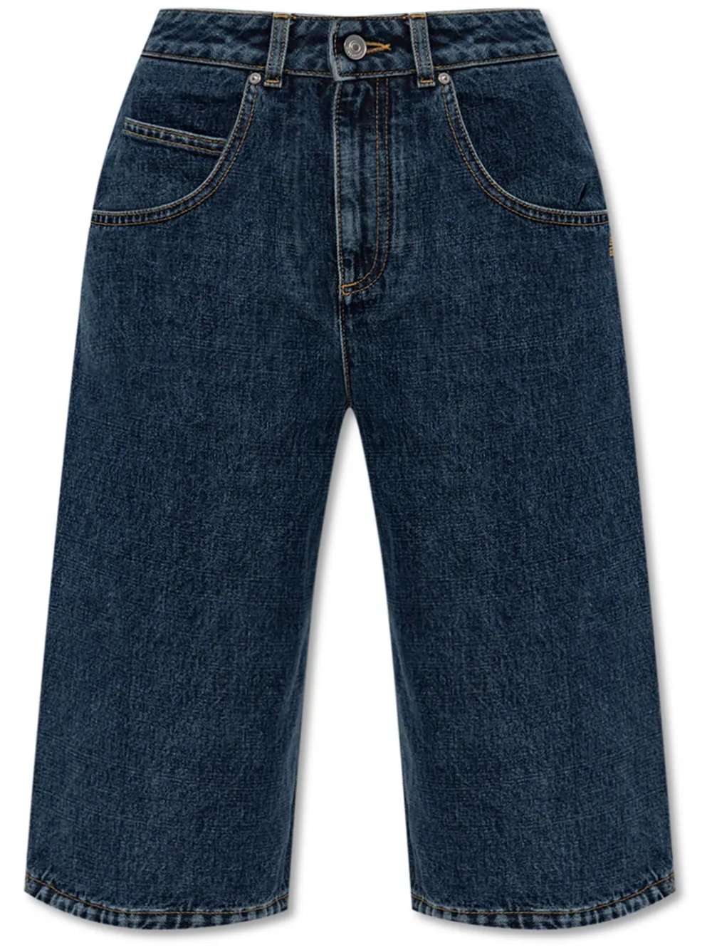 Givenchy Denim Bermuda Short In Blue