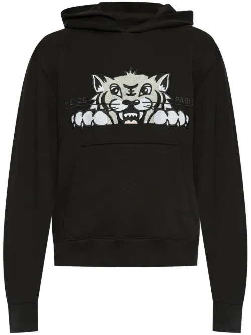 Kenzo hoodie Happy Tiger - Noir - Kenzo - Modalova