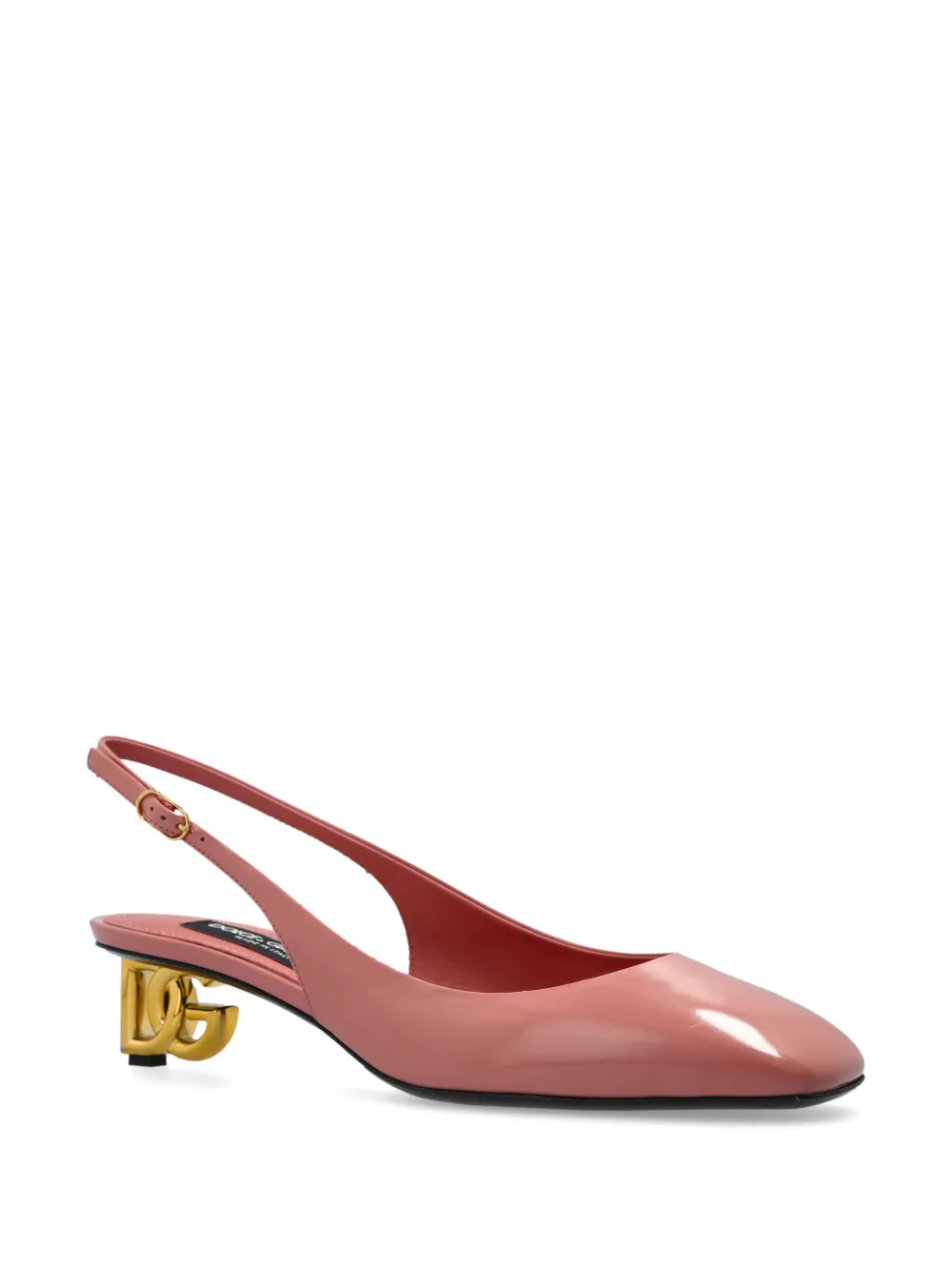 Dolce & Gabbana Pumps met DG-logohak Roze