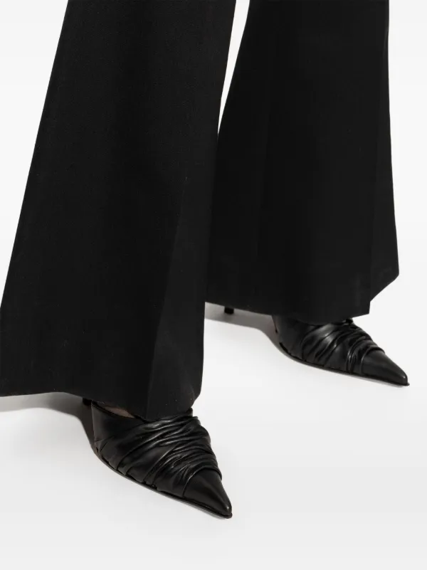 Alexander McQueen 70mm Pointed Mules | Black | FARFETCH BH