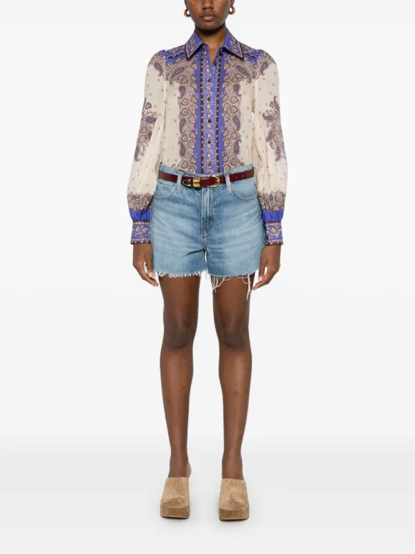 ZIMMERMANN Maxine Shirt | Neutrals | FARFETCH HK