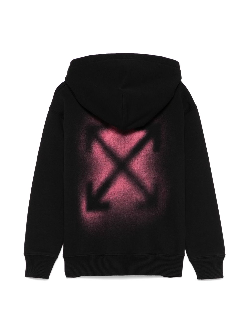 Off-White Kids Arrow Spray hoodie - Zwart