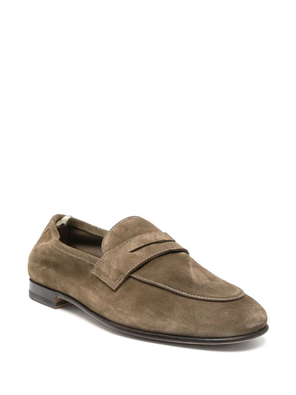 Officine Creative Suède loafers - Groen