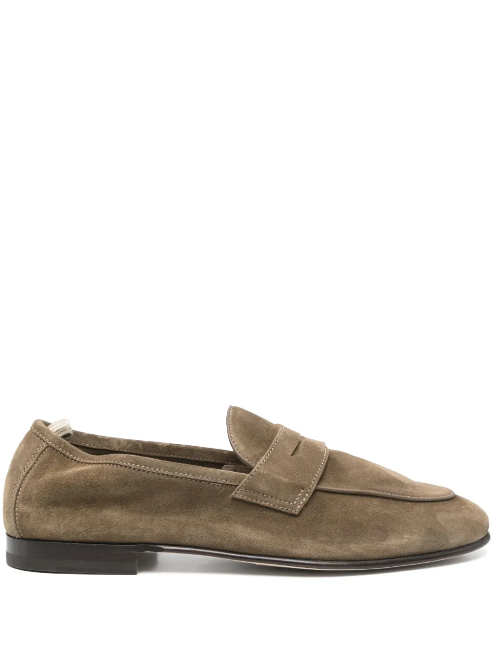 Officine Creative suede loafers Green