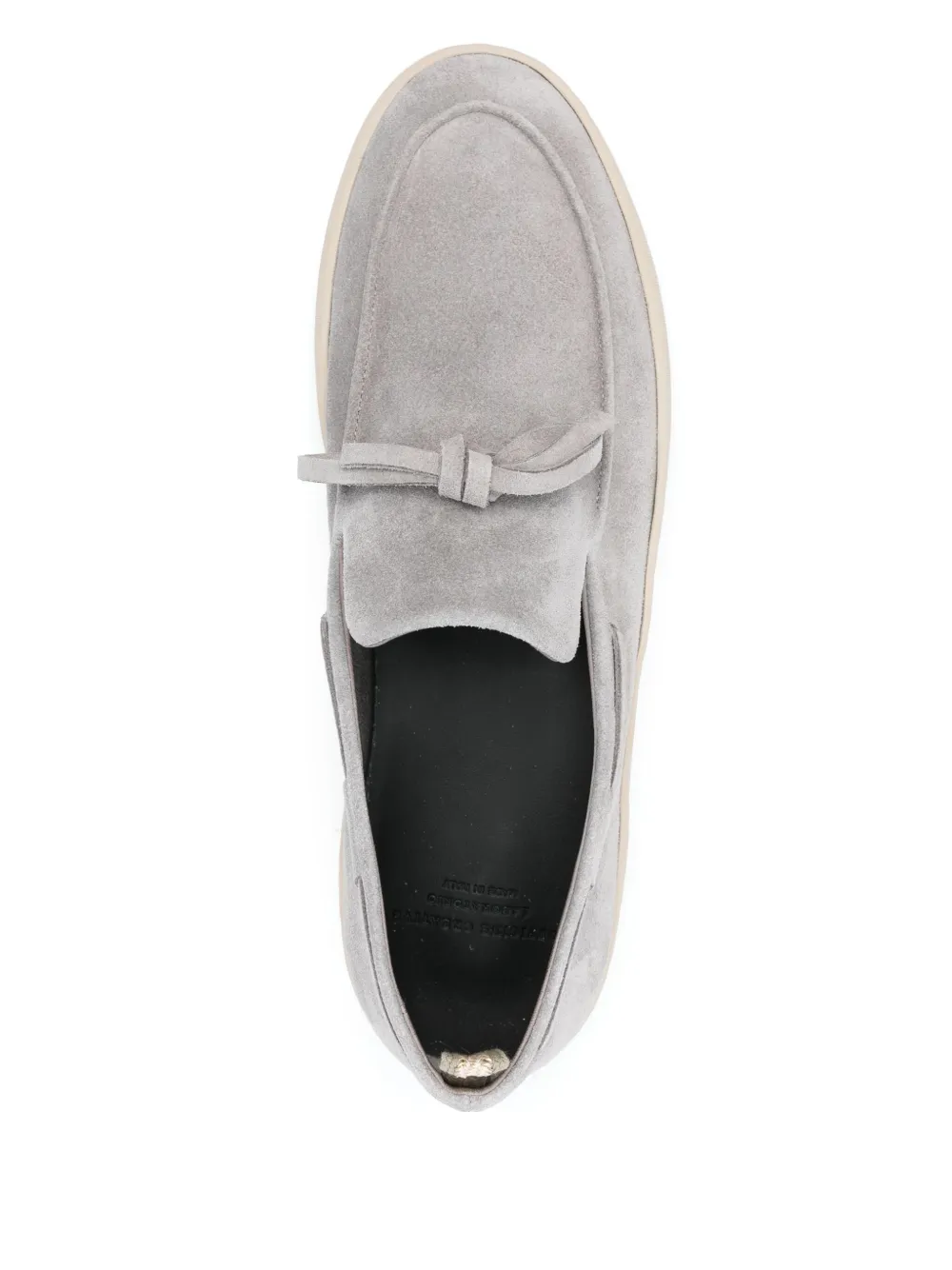 Officine Creative bow-detailed loafers Grey