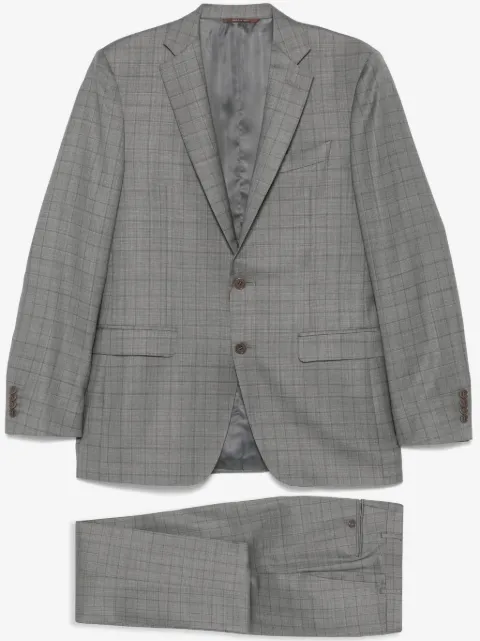 Canali checked suit