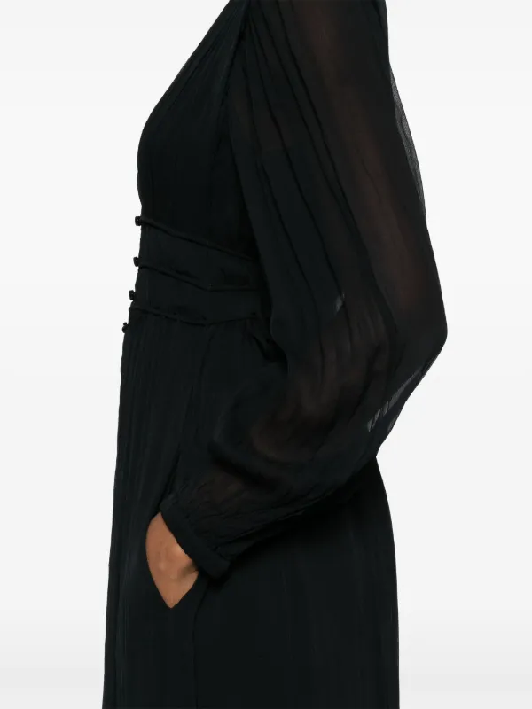MARANT ÉTOILE Amara Maxi Dress | Black | FARFETCH