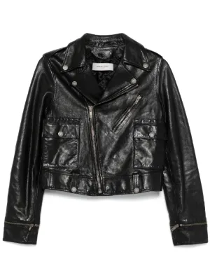 Gucci レザージャケット | ブラック | FARFETCH JP