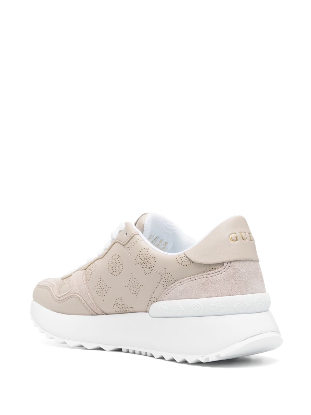 GUESS USA perforated-detail sneakers Neutrals