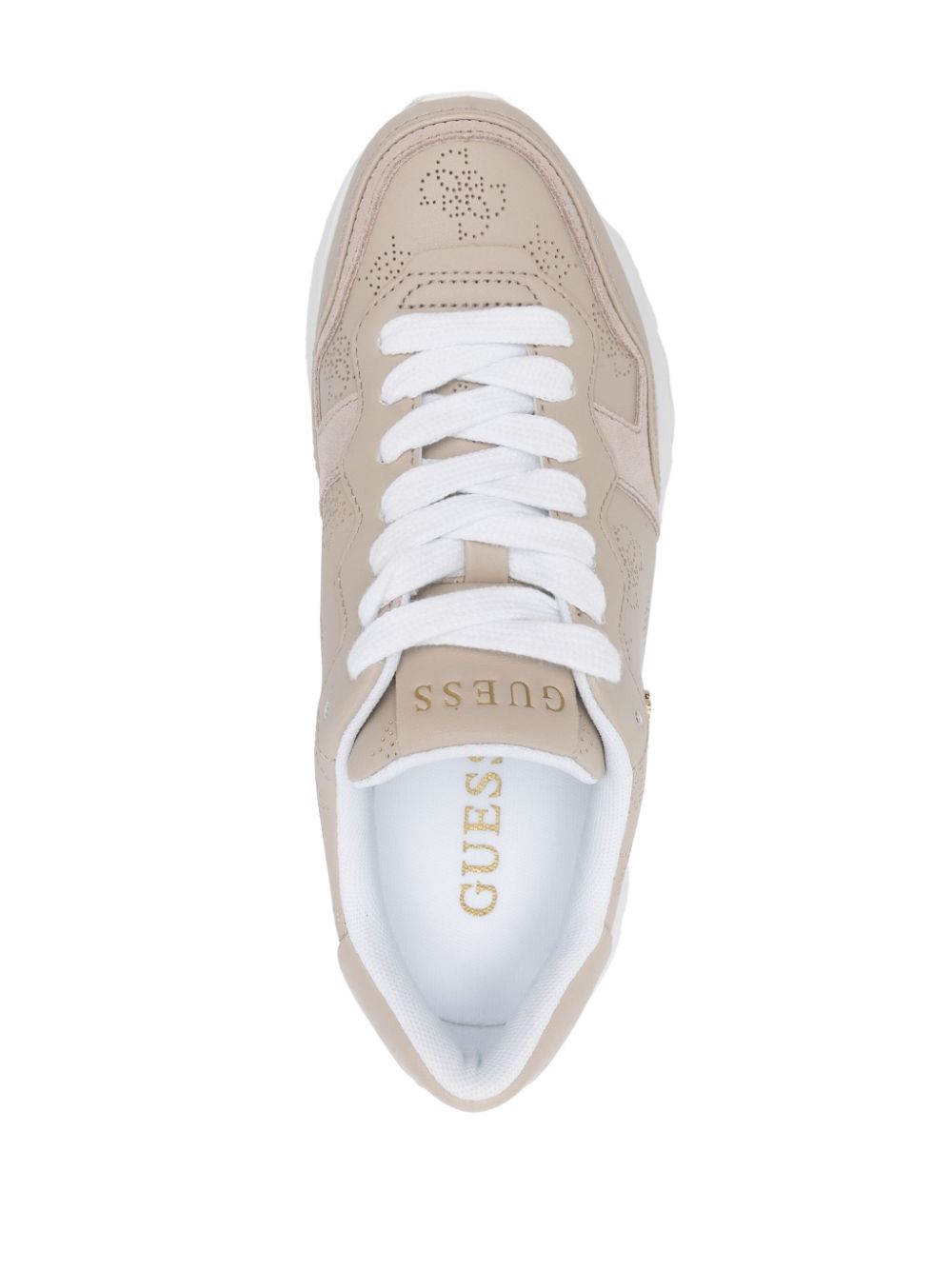 GUESS USA perforated-detail sneakers Neutrals