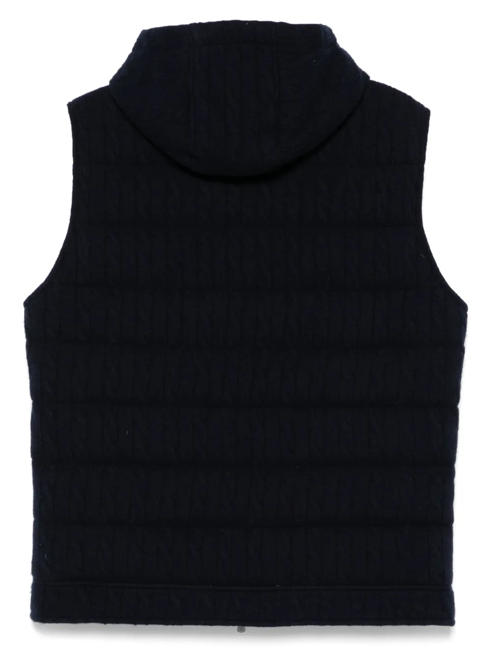 Eleventy knitted gilet - Blauw