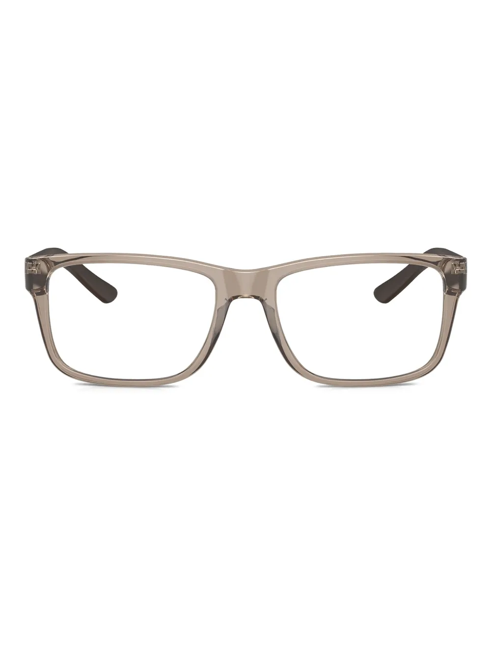 Armani Exchange Bril met vierkant montuur Bruin