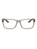 Armani Exchange square-frame glasses - Brown