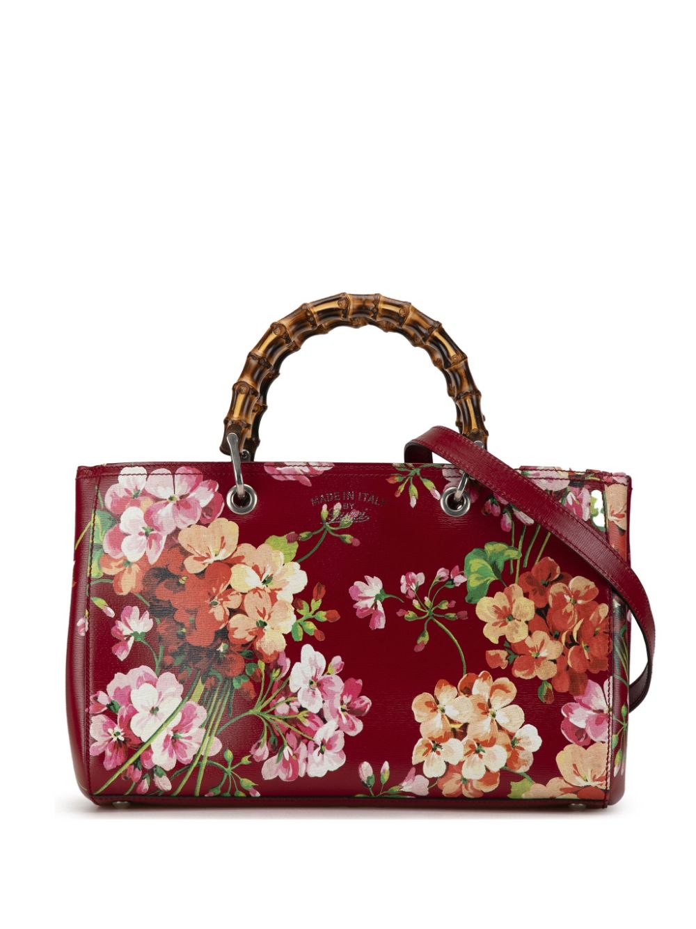 2000-2015 Medium Blooms Bamboo Shopper satchel