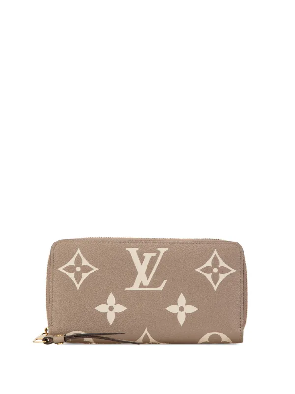 Louis Vuitton Pre-Owned 2021-2024 Monogram Giant Empreinte Zippy Wallet  Long Wallets | Brown | FARFETCH HK