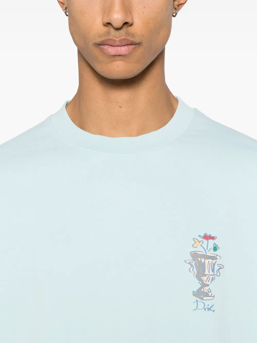Drôle De Monsieur Vase T-shirt Blauw