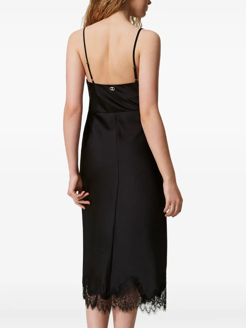 TWINSET Jurk met kant Zwart