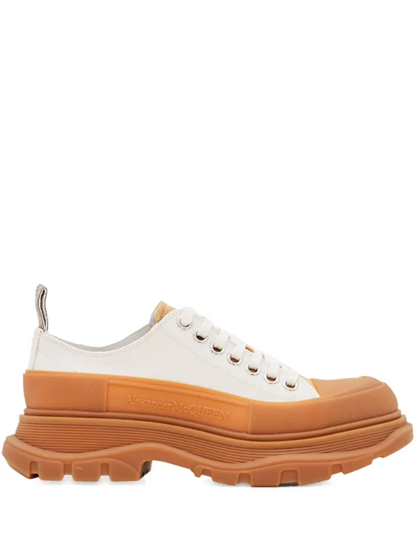 Alexander McQueen Tread Slick Sneakers in Neutrals