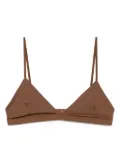 Baserange triangle-cup bra - Brown