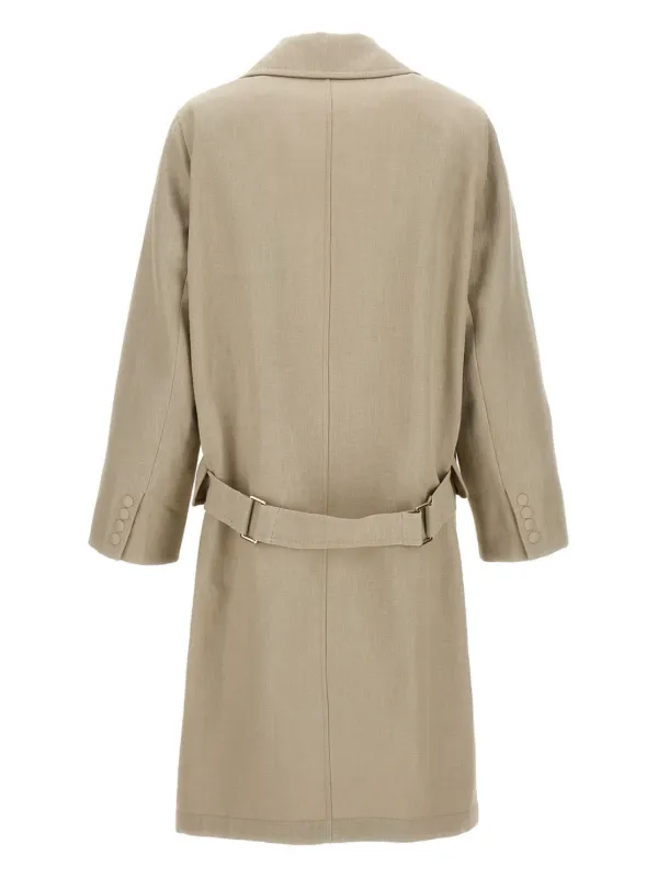 Max Mara マックスマーラ トレンチコート Mescal リネン 関税込 Max Mara マックスマーラ トレンチコート Mescal リネン 関税込