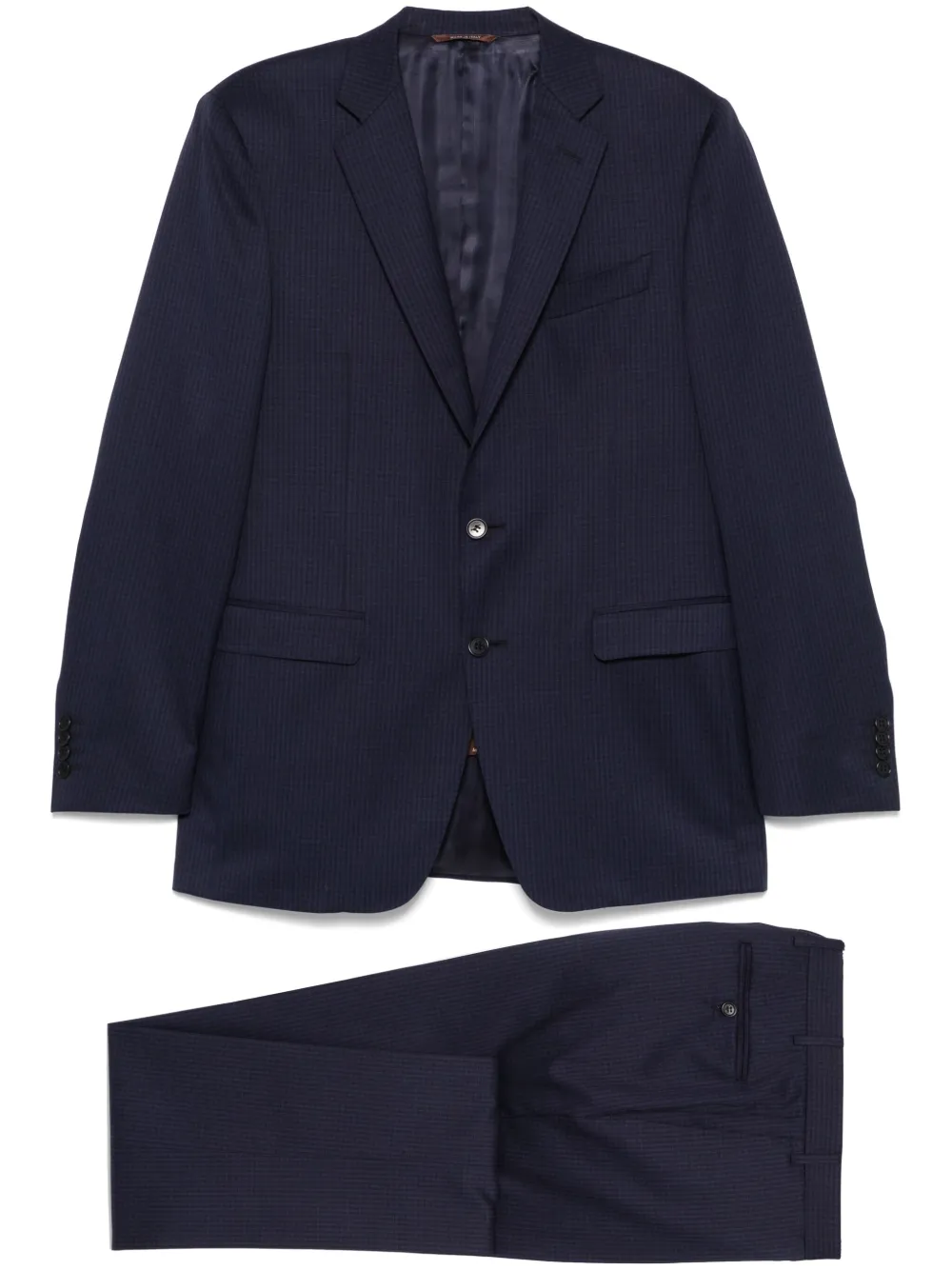 Canali checked suit | Blue | Image 1