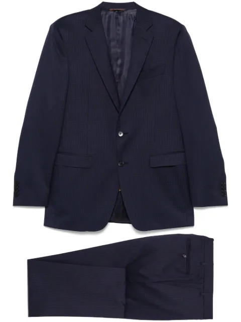 Canali checked suit