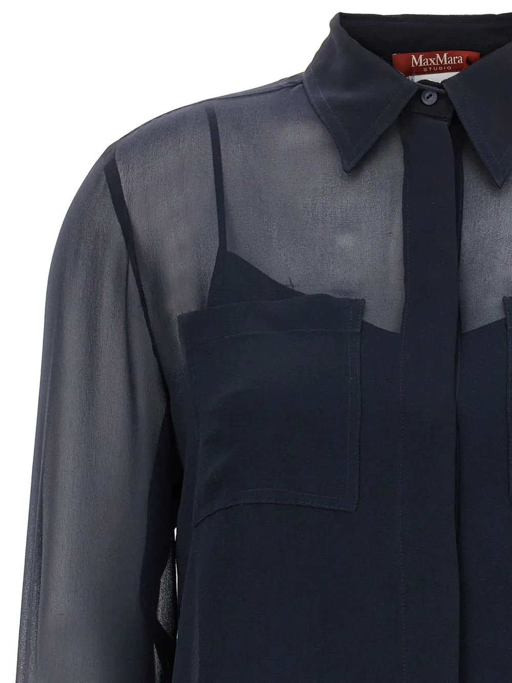 Max Mara Orietta blouse Blauw