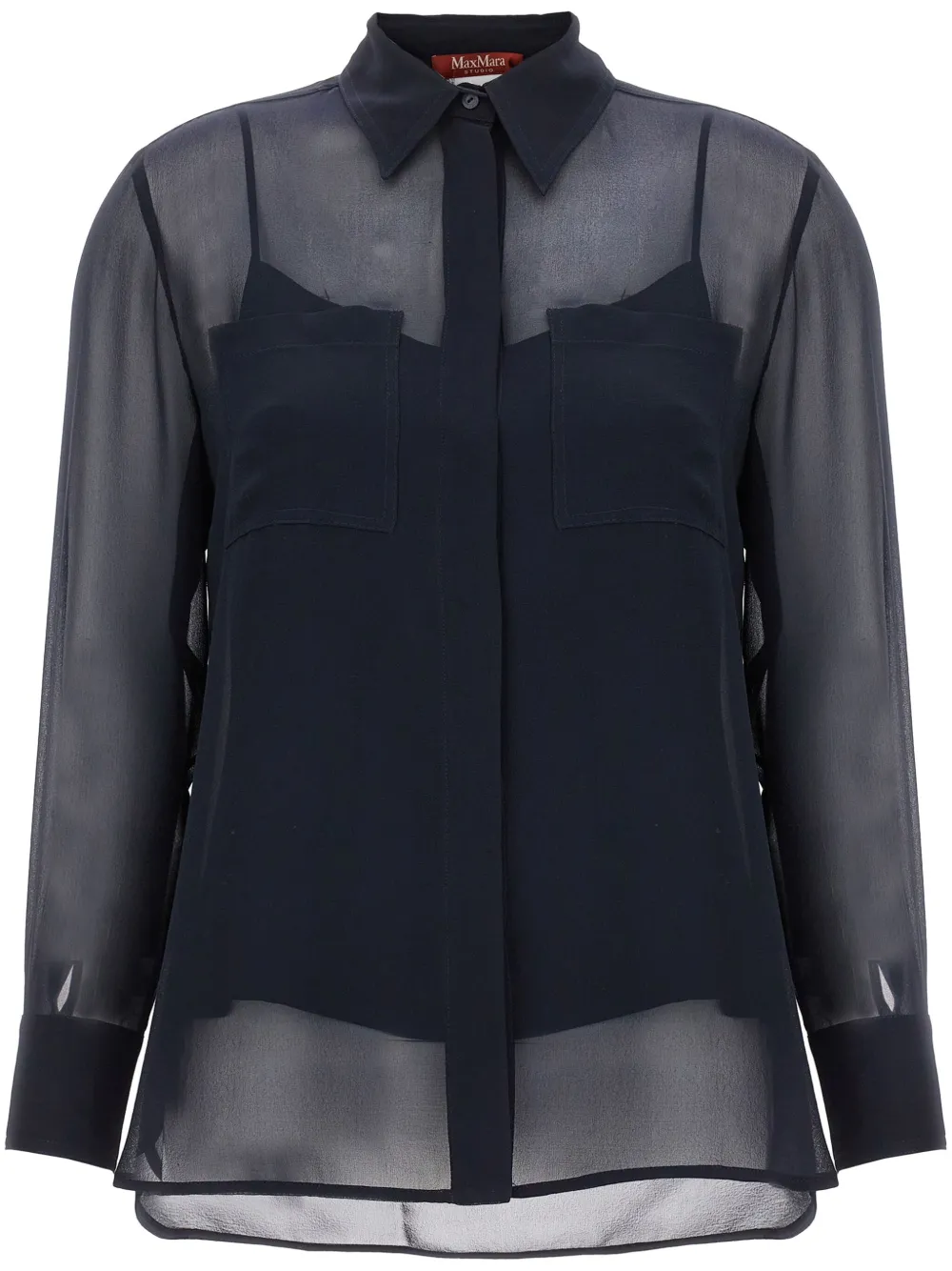 Max Mara Orietta blouse Blauw