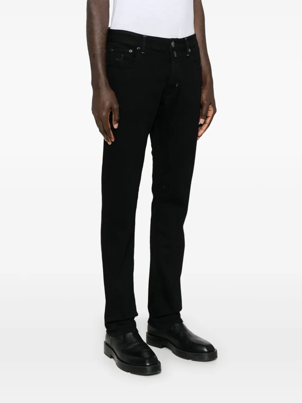 Shop Jacob Cohen Bard Jeans In Black