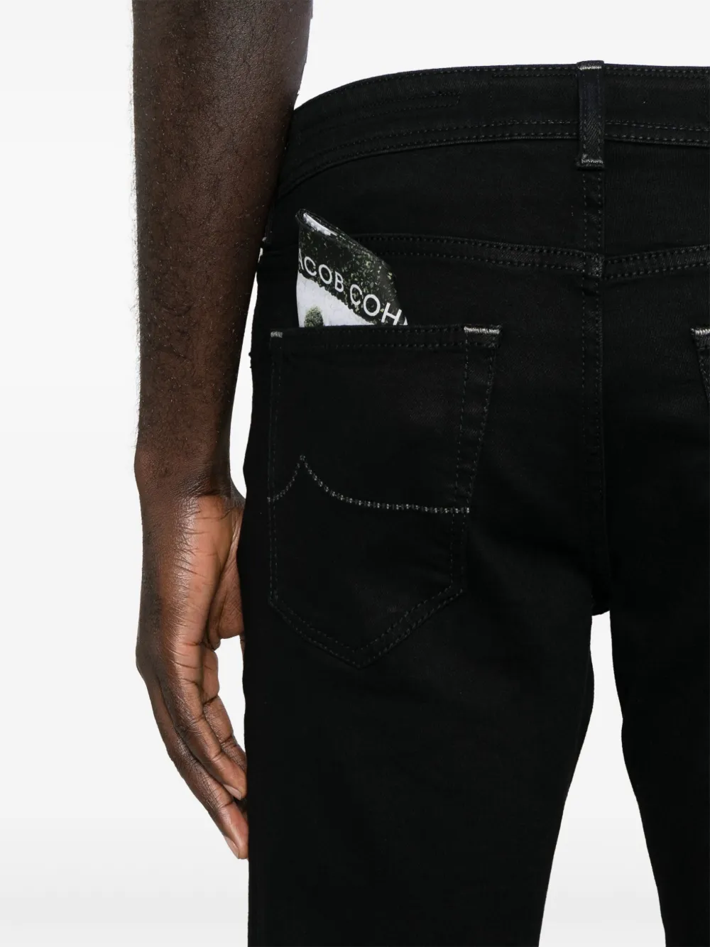 Shop Jacob Cohen Bard Jeans In Black