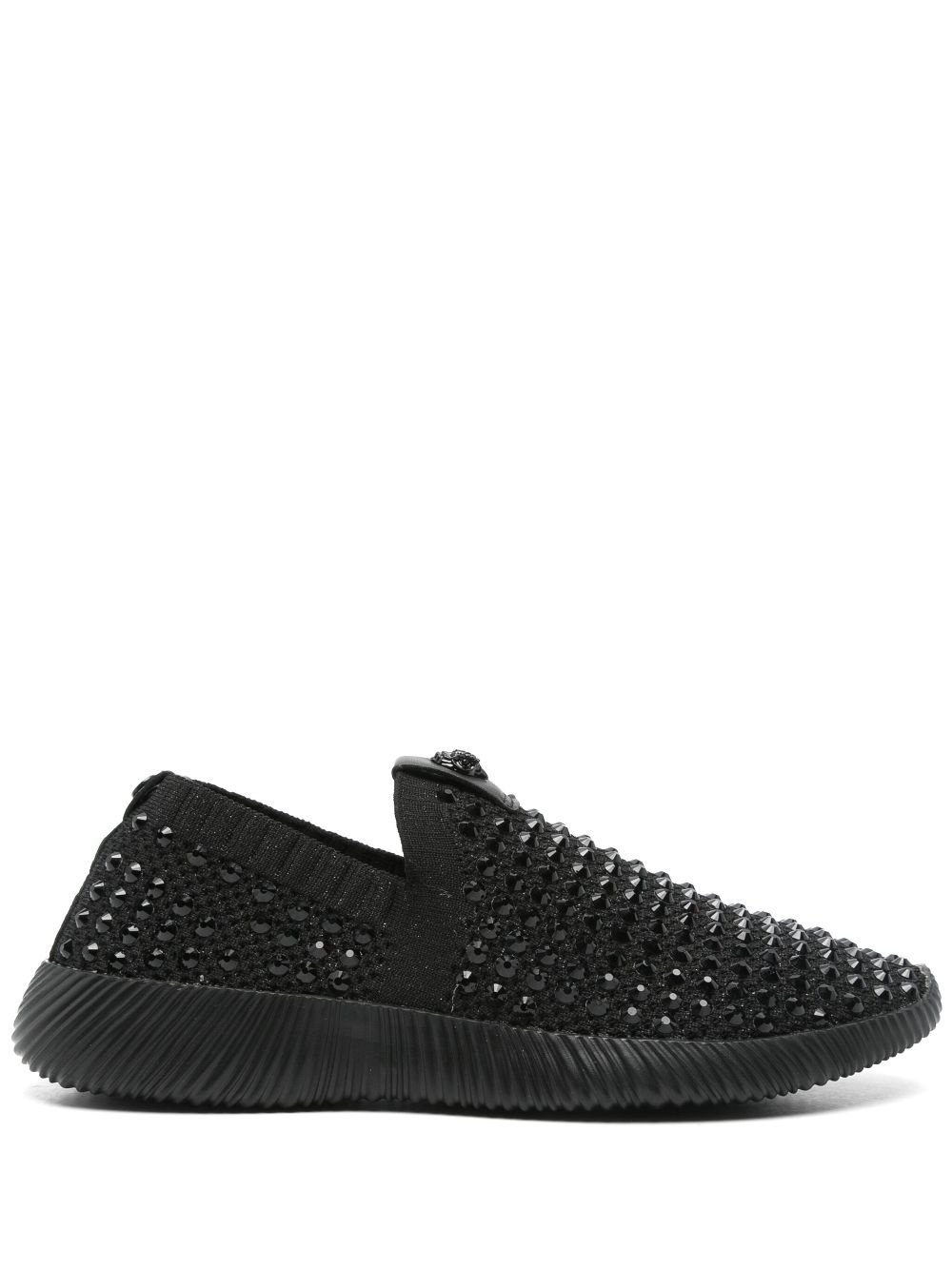 Kurt Geiger London Lorna crystal sneakers Black