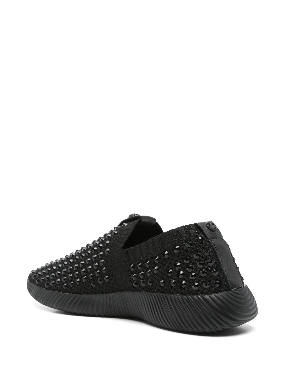 Kurt Geiger London Lorna crystal sneakers Black