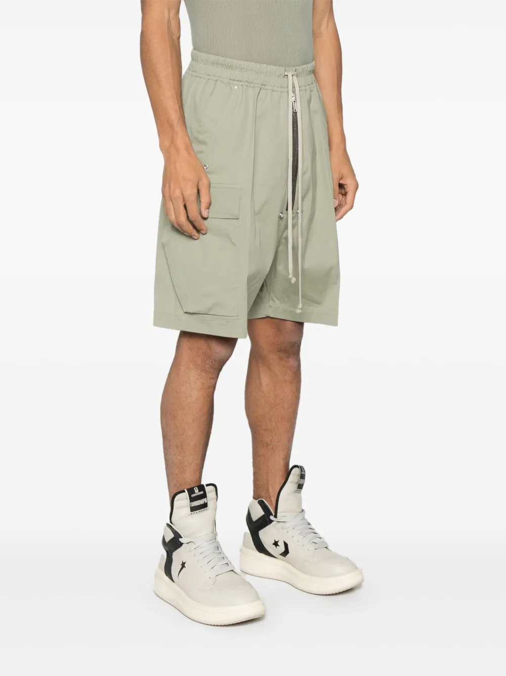 Rick Owens Cargobela shorts Groen