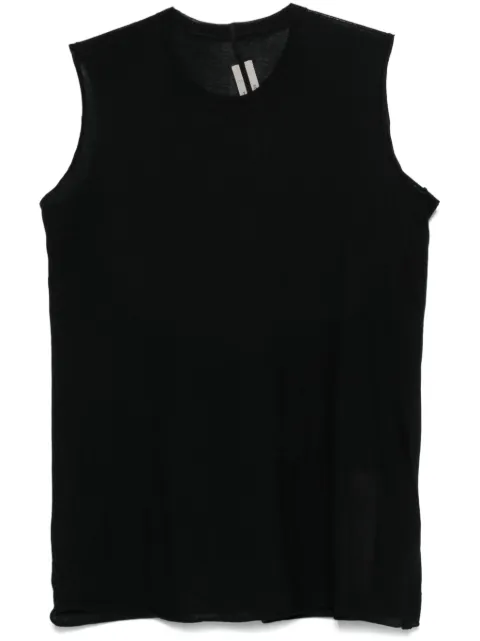 Rick Owens camiseta con cuello redondo