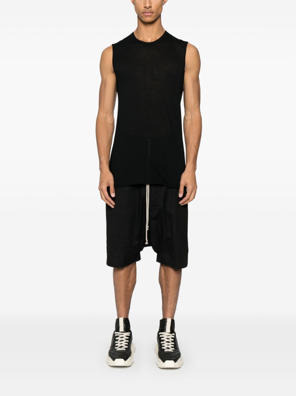 Rick Owens Tanktop van biologisch katoen - Zwart