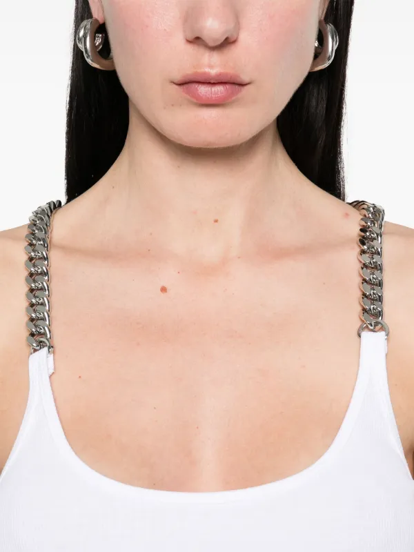 Stella McCartney chain-straps Tank Top | White | FARFETCH