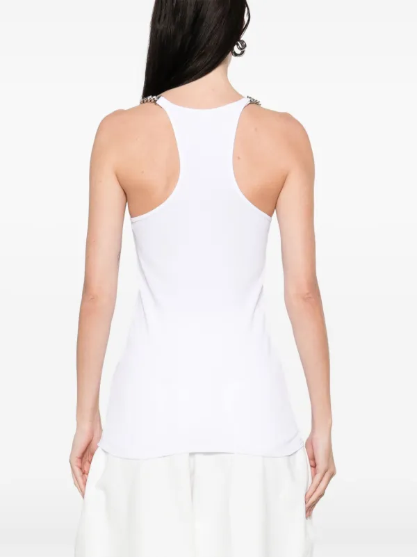 Stella McCartney chain-straps Tank Top | White | FARFETCH