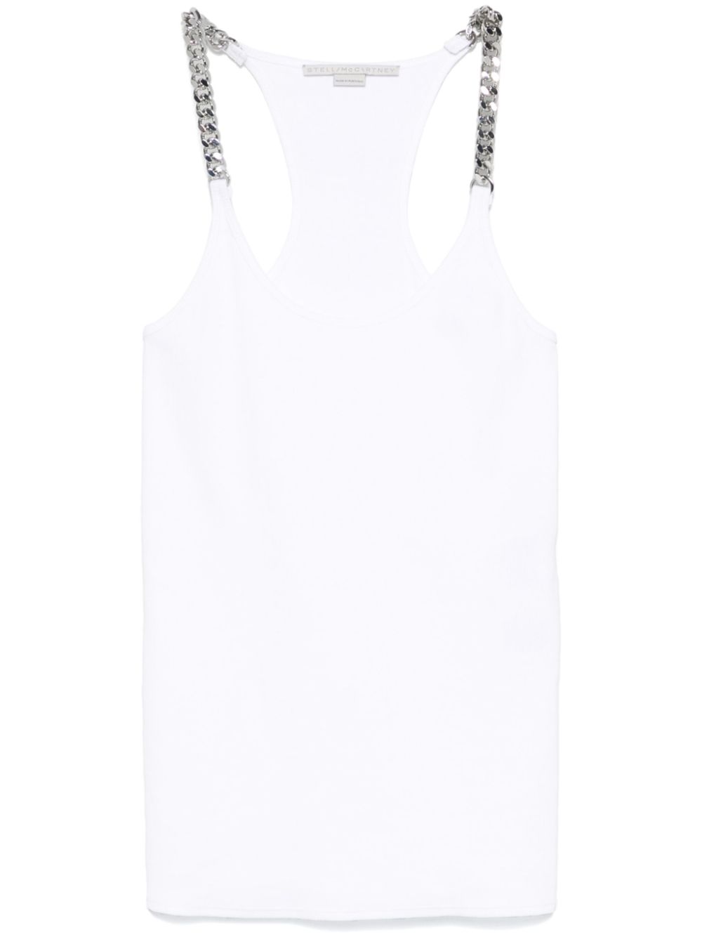 Stella McCartney Tanktop met kettingbandjes Wit