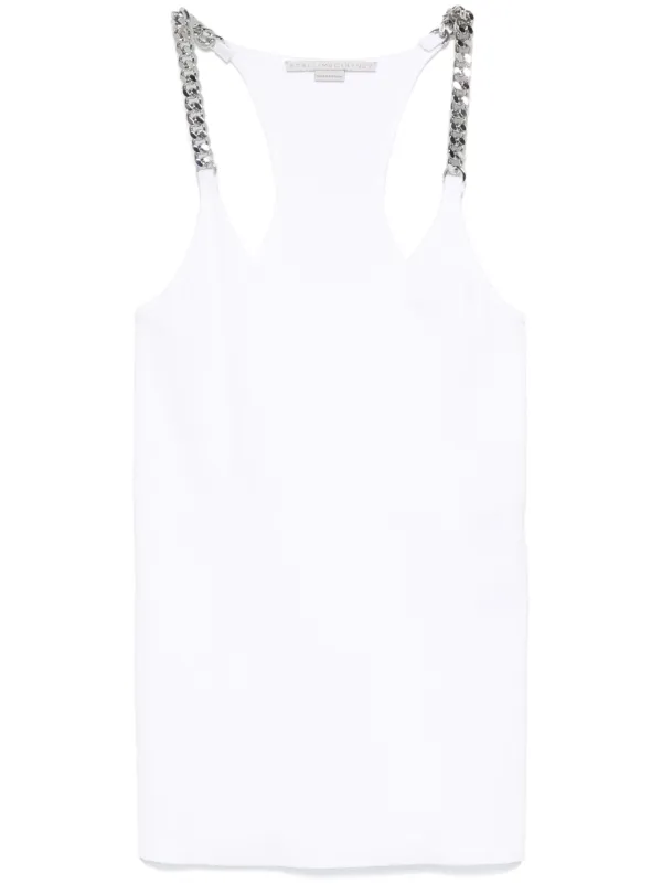 Tシャツ・カットソー STELLA MCCARTNEY CHAIN STRAPS COTTON TOP 27577691_57374209_600.jpg