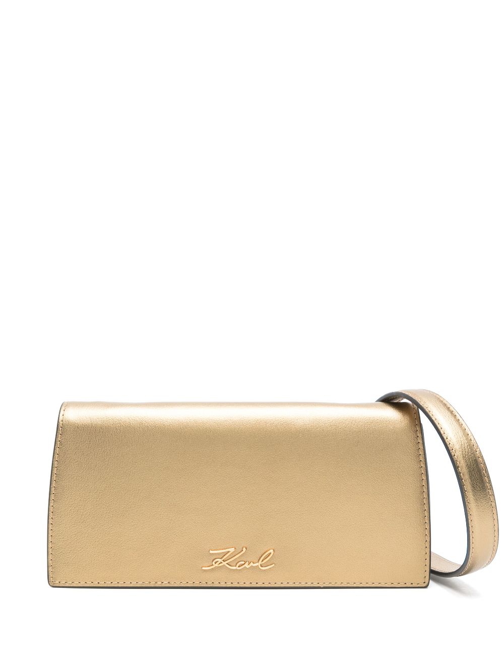 Karl Lagerfeld K/Signature clutch bag - Gold