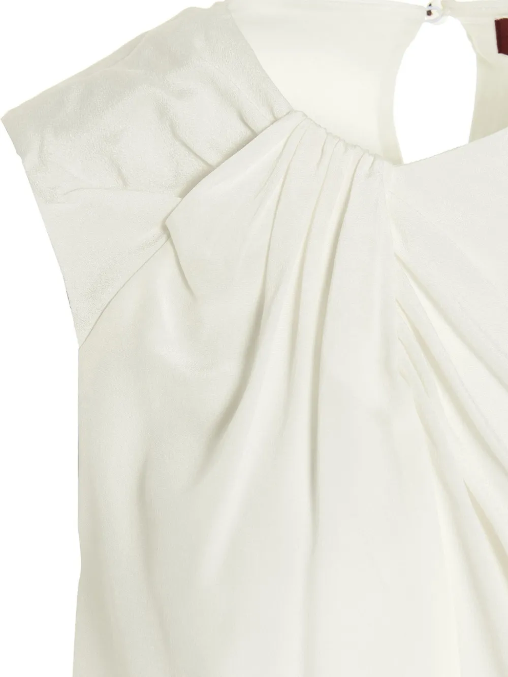 Max Mara White Baylda Top In White