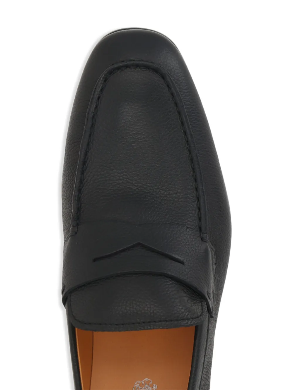 Tod's leather loafers Black